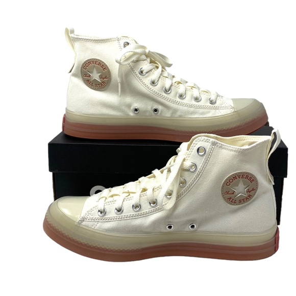 Converse Chuck Taylor CX Explore Hi Skate Shoe Men Sneakers Egret Canvas A02810C - Picture 2 of 7